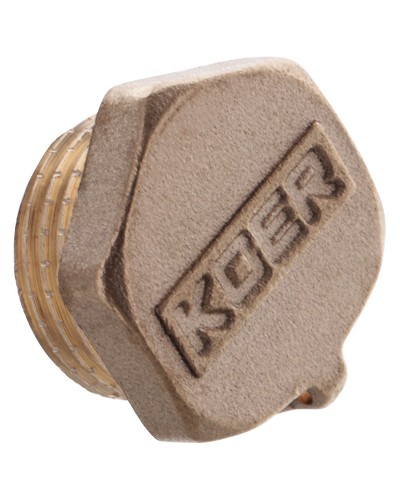 Заглушка KOER KF.P06M.WN - 1/2'' Н (без нікелю) (KR3023)