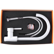 Смеситель для кухни Haiba HANS 011 белый (HB0165)