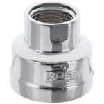 Муфта редукционная 1/2"х1" (хром) KOER KF.C0610.CHR (KF0119)