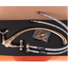 Смеситель для кухни HAIBA DOMINOX 273 бронзовый (HB0082)