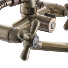 Смеситель для ванны HAIBA DOMINOX 140 бронзовый (HB0062)