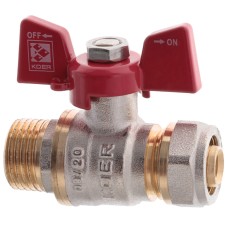 Кран шаровой KOER WING 16x1/2M (KR.351) (LL1656)