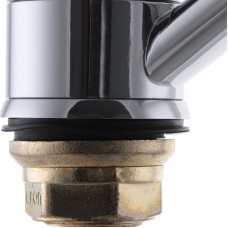 Смеситель для кухни CRON MAGIC 555 (красная ручка) (CR0110)