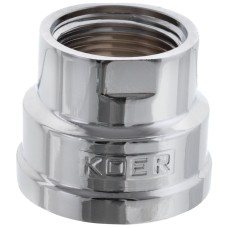 Муфта редукционная 1"х1-1/4" (хром) KOER KF.C1012.CHR (KF0123)