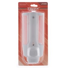 Дозатор для жидкого мыла белый ZERIX LR406 (ZX2717)