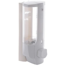 Дозатор для жидкого мыла белый ZERIX LR406 (ZX2717)