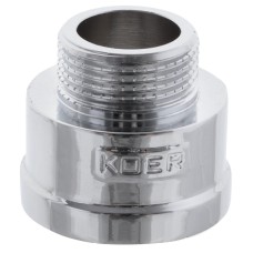 Переходник (коннектор) 3/4 "х1" (хром) KOER KF.A0810.CHR (KF0136)
