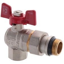 Кран с американкой 1/2" "антипротечка"(KOER KR.228-Gi) угловой (KR0196)