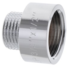 Переходник (коннектор) 1/2"х3/4" (хром) KOER KF.A0608.CHR (KF0138)