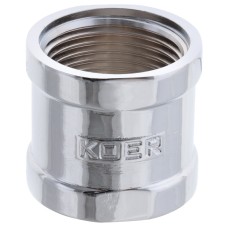 Соединительная муфта 1" (хром) KOER KF.C10.CHR (KF0118)
