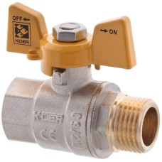 Кран шариковый 1/2" ГШМ ГАЗ (KOER KR.218.G) (KR0036)