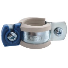 Хомут трубный оцинкованный KOER KCB.10.G 1/2" (20-25) серый (KR2784)