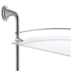 Стеклянное полотно угловое 2-ярусное ZERIX LR1507-2 (LL1408)