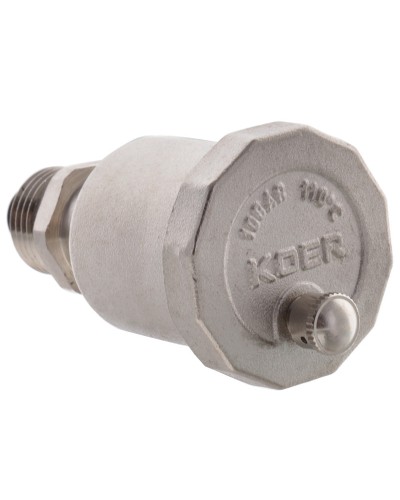 Відведення повітря автоматичне пряме 1/2" KOER KR.1256 (KR2686)