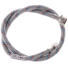 Гибкий шланг для подключения воды Гайка 1/2'' - Штуцер 1/2'' (80 см) ZERIX (ZX1564)