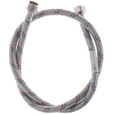 Гибкий шланг для подключения воды Гайка 1/2'' - Штуцер 1/2'' (100 см) ZERIX (ZX1565)