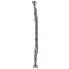 Гибкий шланг для подключения воды Гайка 1/2'' - Штуцер 1/2'' (30 см) ZERIX (ZX1560)