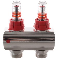 Коллекторный блок с расходомерами KOER KR.1110-07 1"x7 WAYS (KR2644)