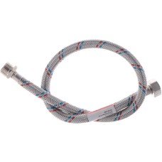 Гибкий шланг для подключения воды Гайка 1/2'' - Штуцер 1/2'' (60 см) ZERIX (ZX1563)