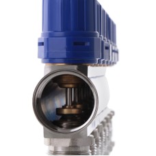 Коллекторный блок с расходомерами KOER KR.1110-03 1"x3 WAYS (KR2640)