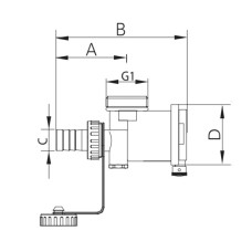 Конечный элемент коллектора 1" KOER KR.1036 (KR2844)