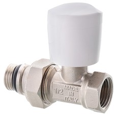 Кран радиаторный Roho R5561-050 - 1/2" прямой (антипротечка) (RO0131)