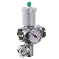 Проходная сливная группа Roho R612-100 - 1" (с воздухоотводом) (RO0154)