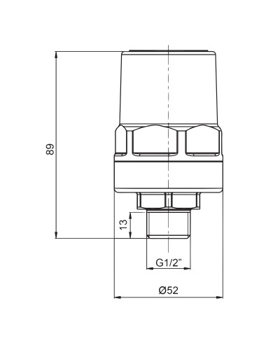 Амортизатор гідроударів Roho R1250-050 - 1/2" Н. PN50 (RO0142)