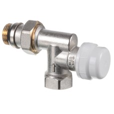 Кран термостатический осевой с системой "антитечки" угловой KOER KR.931-Gi - 1/2x1/2 (KR3064)