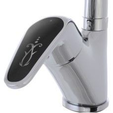 Смеситель для кухни Haiba MAGIC 011 с черной ручкой (HB0676)