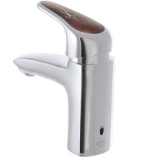 Смеситель для умывальника CRON MAGIC 001 (красная ручка) (CR0143)