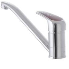 Смеситель для кухни CRON MAGIC 004 (красная ручка) (CR0148)