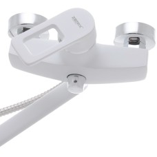 Смеситель для ванной ZERIX Z2230-7 белый (ZX0359)