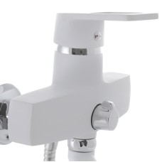 Смеситель для ванной ZERIX Z2230-7 белый (ZX0359)