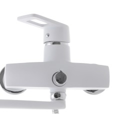 Смеситель для ванной ZERIX Z2230-7 белый (ZX0359)