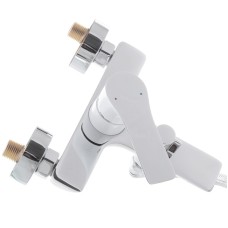 Смеситель для ванны с коротким изливом MIXXUS PREMIUM EVA 009 EURO Белый (MI5811)