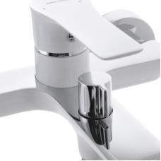 Смеситель для ванны с коротким изливом MIXXUS PREMIUM EVA 009 EURO Белый (MI5811)