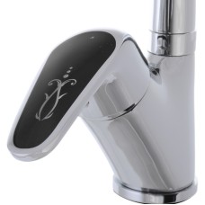 Смеситель для кухни Haiba MAGIC 777 с черной ручкой (HB0660)