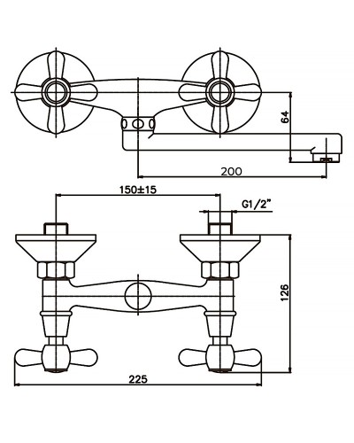 Смеситель для кухни Haiba DOMINOX 361 (HB0094)