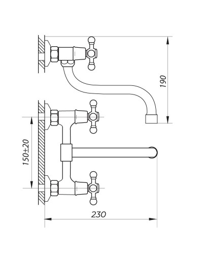 Змішувач для кухні ZERIX JIK12 102-A (ZX2646)