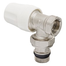 Комплект для подключения радиатора KOER SET-11 - 1/2"x1/2" (угловой) с термоголовкой ВЗ (KR3175)