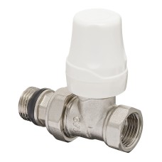 Комплект для подключения радиатора KOER SET-12 - 1/2"x1/2" (прямой) с термоголовкой ВЗ (KR3177)