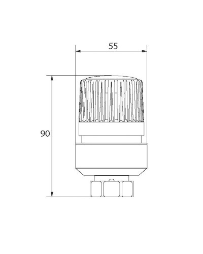 Термоголовка M30x1.5 KOER KR.1334 (KR2843)