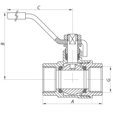 Кран шаровой СК 1 1/2" ГГР ГАЗ ART.602 (WP0084)