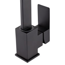 Смеситель кухонный черный MIXXUS KUB 011 (MI2813)