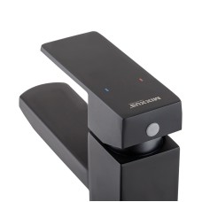 Смеситель для умывальника MIXXUS KUB-001 черный (из нерж. стали) (MI2810)