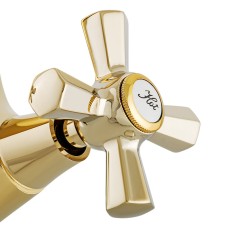 Смеситель для умывальника MIXXUS PREMIUM RETRO GOLD-161 (MI5848)