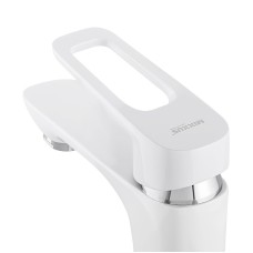 Смеситель для умывальника MIXXUS NEVADA 001 NUT Белый (MI5798)