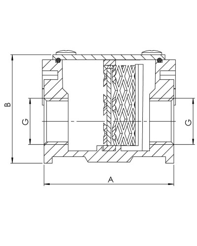 Фільтр газовий 1/2" KOER KG.F01.A (KR3103)