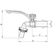 Кран полива KOER KR.246 - 1/2" (KR3197)